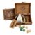 Arcane Divination Dice Set – Engraved Wooden Box, Handcrafted Oracle Tarot Ritual Tools for Astrology Reading, Mysterious Mystic Decision Maker & Daily Guidance Meditation Gift