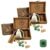 Arcane Divination Dice Set – Engraved Wooden Box, Oracle Dice for Tarot Ritual, Handcrafted Intuition Amplifier, Complete 10-Piece Dice for Deep Symbolic Insight and Daily Guidance (2Pcs)