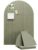 Arched Felt Bulletin Board 36″x24″, 6 Pack Self-Adhesive Tiles for Office & Home Wall (Sage Green)