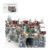 Architecture Winter Village Holiday Market Building Block Set, 3903PCS