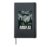 Area 51 Summer Camp UFO Adventure Camping Alien Hardcover Journal, Black
