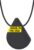 ARK Teardrop Small Chew Necklace, Chew Necklaces for Sensory Kids and Adults, Oral Fidget for Autism, ADHD, SPD, Anxiety, Medical-Grade Sensory Chew Necklace, XT, Firm, Black
