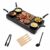 ARLIME Raclette Table Grill for 4 People, 1000W Indoor Electric Griddle