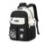 Armbq Black Backpack for Girls – Teens School Backpack – Kids Bookbag for Elementary Middle School with Furry Pendant