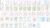 Arrowbash 160 Pcs Mini Mahjong Tiles Set 1.2 Inch Tiles American Mahjong Game with 8 Different Patterns Mah Jong Block Set for Mahjongs Lovers (Light Blue)