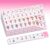 Arrowbash 160pcs Silly Goose Mahjong Tiles Set Double Layer American Travel Mahjong Set Pink White Standard Size Tiles for American mah Jong Game Night Party Silly Goose Decor