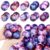 Arrowbash 30 Pack Galaxy Stress Balls 2 in Foam Squeeze Balls Sensory Anxiety Fidget Toys Motivational Planet Bulk for Back to School Classroom Rewards Teacher Prize Party Favors School Supplies