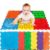 Art3d Sensory Mats for Kids, 6-Pack Interlocking Textured Floor Tiles