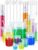 Artcome Plastic Graduated Cylinders and Beakers with 5 Pipettes, 10/25/50/100/250ml Cylinders, 10/25/50/100/150/250/500/1000ml Beakers, 5 Stirring Rods – Ideal for Science Lab, DIY, Halloween Decor