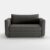 Artdeco Home Afton Sleeper Sofa, Twin Sized, Contemporary Sofa (Charcoal Gray, Oversize)