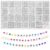 ARTDOT 1400 PCS Letter Beads for Jewelry Making Kit, 28 Styles Alphabet Beads for Friendship Bracelets Assorted Preppy Beads with Storage Case