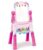 Art Easel for Kids, Adjustable Standing Rotatable Double Sided Easel with Painting Accessories for Toddlers Boys and Girls（Pink）