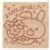 Artec 74948 Stationery Stamp, Wood Handle, Stamp 30A, Well-Made, Beige, 1.2 x 1.2 inches (3 x 3 cm)