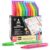 ARTEZA Highlighters, Bulk Set of 60 Neon Colors with Broad & Narrow Chisel Tips, Quick-Dry Smear-Resistant Ink for Office, Journaling, Planning & Notes