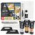 ARTEZA Texture Acrylic Paint Set – Painting Set with Metallic Acrylic Paints (Gold, Silver, Bronze), 8×10 Stretched Canvases, Modeling Paste & Silicone Texture Tools – Texture Paint Set