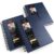 ARTEZA Watercolor Sketchbook Set,3-Pack,64 Pages per Book,5.5 x 8.5 Inches,Blue Hardcover Spiral Notebooks,140-Pound Premium Watercolor Paper for Artists
