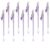 ARTIBETTER 10 Pcs Pendant Gel Ink Roller Pen with Lavender Plastic Body