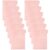 Artibetter 12pcs Pink Plastic Index Dividers for Binder with Quick Reference Tabs and Document Separators, Notebook Tab Dividers for Presentations and Books