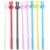 ARTIBETTER 16pcs Creative Gel Pens Plastic Body, Smooth Writing Bunny Rabbit Pens for Students and Teachers, Lovely Design for Gift and Office Use Random Color