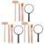 Artibetter 3 Sets Excavation Tools: Dino Dig Kit for Kids with Mini Hammer Chisel Brush and Magnifier for Dinosaur Excavation and Gem Discovery