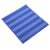 Artibetter Triangular Tabletop Pocket Chart Stand with Double-Sided Design, Multiple Slots, and Easy Storage for Office and Playing Games, Blue Display Frame with Versatile Pockets