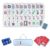 Artistic Mahjong Set, 160 Tiles with Clear Numbers Letters