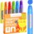 ARTISTRO 100% Washable Tempera Paint Sticks for Kids – 6 Non-toxic Paint Markers for Kids – Color Sticks with Twist Design