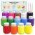 ARTME Washable Paint for Kids, 14 Colors x 2 oz Finger Paint with 3 Brushes