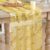 Artoid Mode Marble Pattern Yellow Gauze Table Runner 10FT, Glitter Metallic Foil Sheer Dining Wedding Anniversary Birthday Table Decor for Home Party