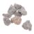 ARTSEWPLY Fluorescent Specimens Raw Natural Minerals Stone Unpolished UV Reactive Rocks 1.2-2 Inch Ornament Educational Features and Aquarium