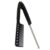 ARTSEWPLY Plastic V-shaped Hair Straightener Comb with Comfortable Holding and Sturdy Design, Professional Hairstyle Tool for Salon and Home Use, Black Hair Styling Brush