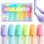 Art+soul Highlighters 6 Color, Office and School Supplies, 6 Pack No Bleed Chisel Tip Markers with Smooth Quick-Drying Ink, Ideal for Notes, Textbooks & Classroom Use