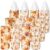 Arttown Car Tissue Holder for Cup Holder, Facial Tissues Bulk 3-Ply, Refillable Fall Maple Foliage Cylinder Tissue Boxes,Fit Car Home Office School,12 Pack (600 Sheets Total,50 Sheets Each)