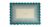 ARYAN CARPETS Handmade Modern Area Rug 5×7 Ft, Coastal Aqua, Hand Tufted Wool Scalloped Border Designer Carpet for Living Room, Bedroom, Nursery & Office