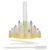 Arythia Acrylic Farm, Transparent Habitat Breeding Box, Pyramid Nest Observation House for Kids Science Education, Control Feeding Case