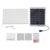 Arythia LED Acrylic Dry Erase Board, 30W Solar Powered Light Up Message Board, Illuminated Neon Writing Drawing Note Pad, Desk Menu Sign for Creative Home Office