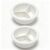 ASAWASA 3-Point Grid Split Silicone Wax Melt Warmer Liners, Reusable Silicone Dish Inserts for Wax Melter & Essential Oil Burner, 2 Pack