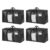 ASFXGCUE Extra Large Closet Storage Bags With Reinforced Handles, Light Black Foldable Organizer Totes For Clothes, Bedding, Pillows, Blankets, Ideal For, Garage And Under‑Bed Organization