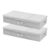 ASFXGCUE Large Capacity Under Bed Storage Bag With Reinforced Handles, Double Zipper Foldable Organizer, Dust‑Resistant Tote For Blankets, Clothes, Shoes For Bedroom, Closet And Dorm Use