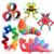 ASIOWELY 6 Pack Fidget Toys Bulk for Kids & Adults,Sensory Travel Must Have,Autism Anxiety Stress Calm Down Must Have,Treasure Classroom School Prizes Birthday Easter Gifts for Kids 5-7-8-12 Year Old