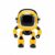 Asixxsix AI Voice Robot, Voice Recognition Wireless Connection Singing Dancing Storytelling Interactive Toy Robot, Desk with Custom Characters LED Eyes, for Kids Ages 3 Birthday Gift