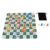 Asixxsix Snakes and Ladders Board Game Set, 13.78inch Rubber Travel Strategy Game, Educational Travel Set Kids Toddlers Family Night