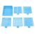 Asixxsix Sticky Note Stencil, Reusable ABS Plastic Draw Underlines Checkboxes Sticky Note Holder, Template with 5 Templates for Office Home School Supplies