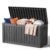 ASKPASS 90Gal Outdoor Storage Box with Portable Wheels, Waterproof Deck Box