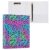 Aslsiy Kids 3 Ring Binder Leopard Cheetah Print (193) Round Clipboard Binder Harcover Binders Organizer