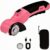 Asnish Cordless Electric Scissors 4.2V, Fabric LeatherPlastic Cutter Machine, Rotary Utility Knife forCarpet Cardboard Craft Cutting with Storage Box(Pink)