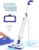 Aspiron Professional Steam Mop Cleaner, 1300W Floor Steamer with Detergent Chamber, 25S Heat Up, Lightweight Steamer for Cleaning with 2 Washable Pads, Safe for Tiles, Upholstery, Hardwood, Cobalt
