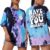 ASTANFY Oversized Tshirts for Women: Deserve Day Shirt Funny Skeleton Shirts Casual Oversized Graphic Tees Tops Purple