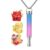 ASTOFLI Breathing Necklace For Anxiety Adults – Adjustable Air Outlet Breathe Necklaces With Flavored – Breath Free Stress Relief Device With Flavor – Meditation Gifts For Women Men