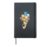 Astronaut Planet Ice Cream Cone Space Astronomy Solar System Hardcover Journal, Black